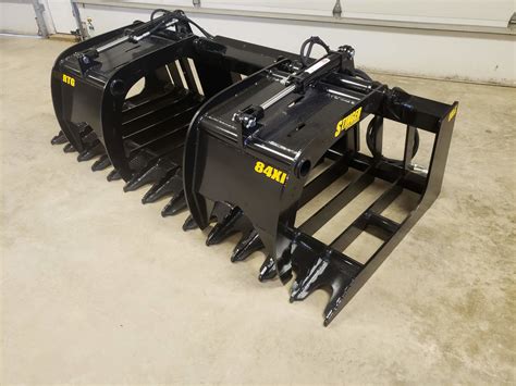 everything attachments skid steer grapple|heavy duty skid steer grapple.